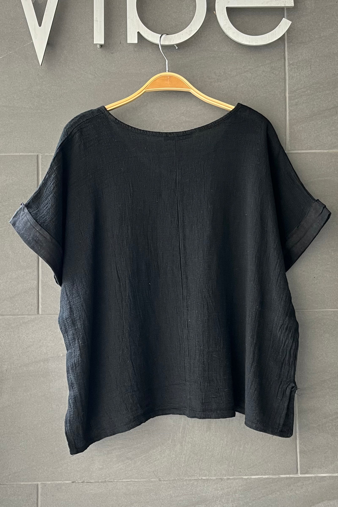 Meo Linen Tuscany Tee (Black)