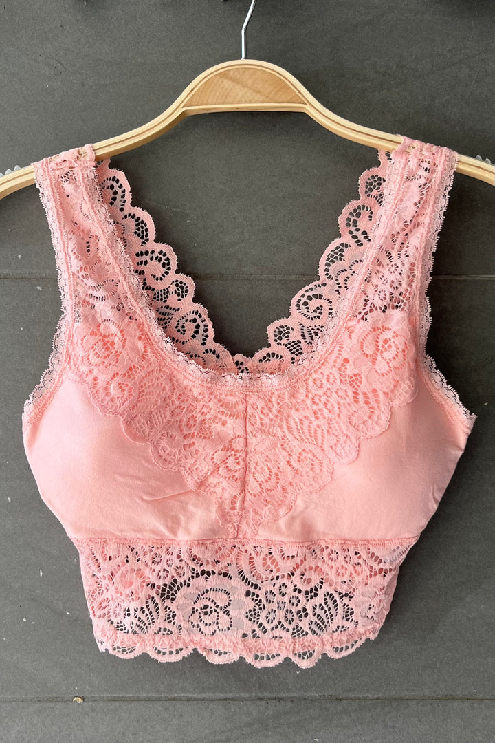 Seamless Lace Bralette (7 colours)