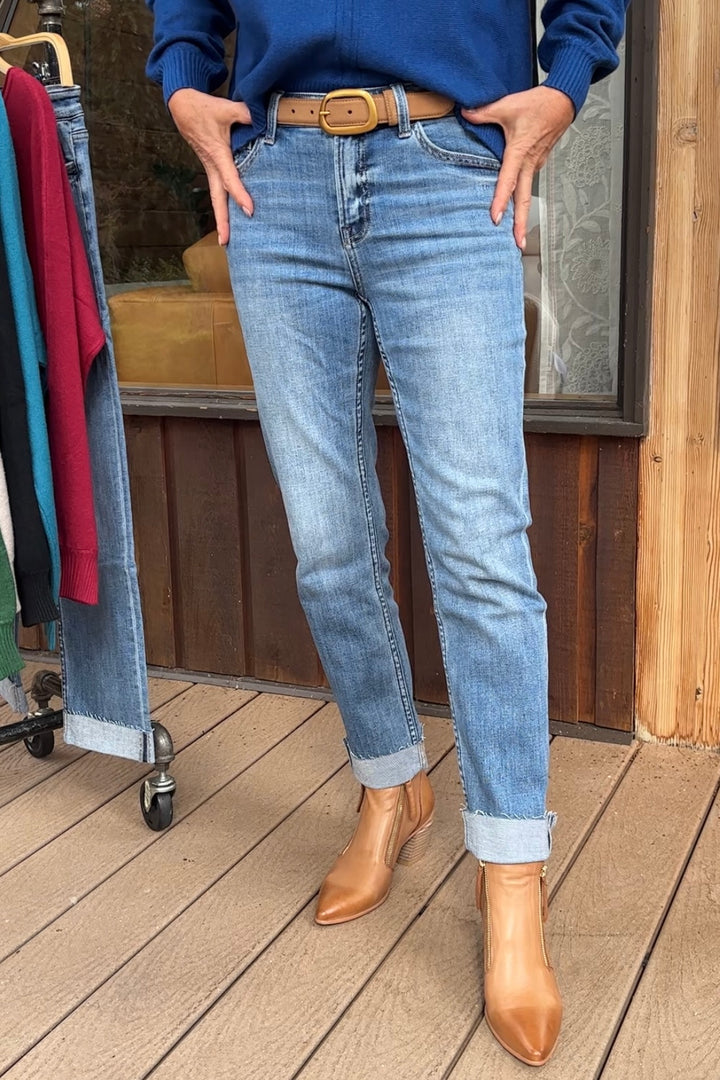 Flying Monkey Mid Rise Ankle Jean