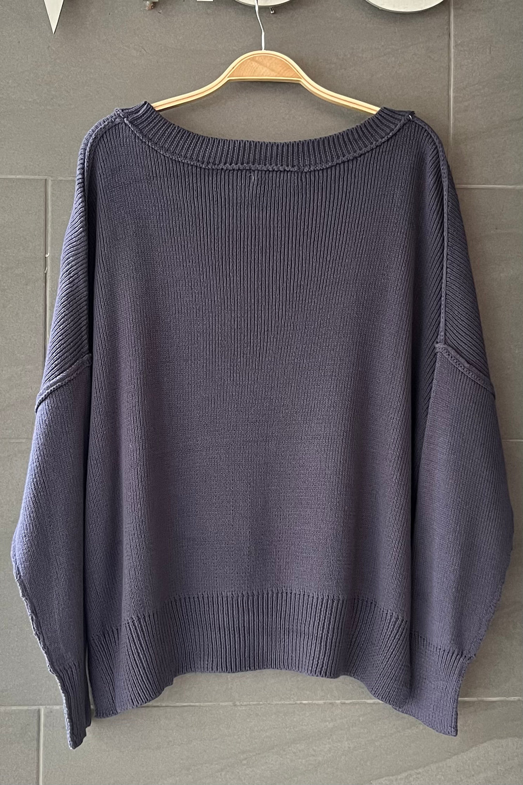My Cozy At Home Sweater (Blueberry)