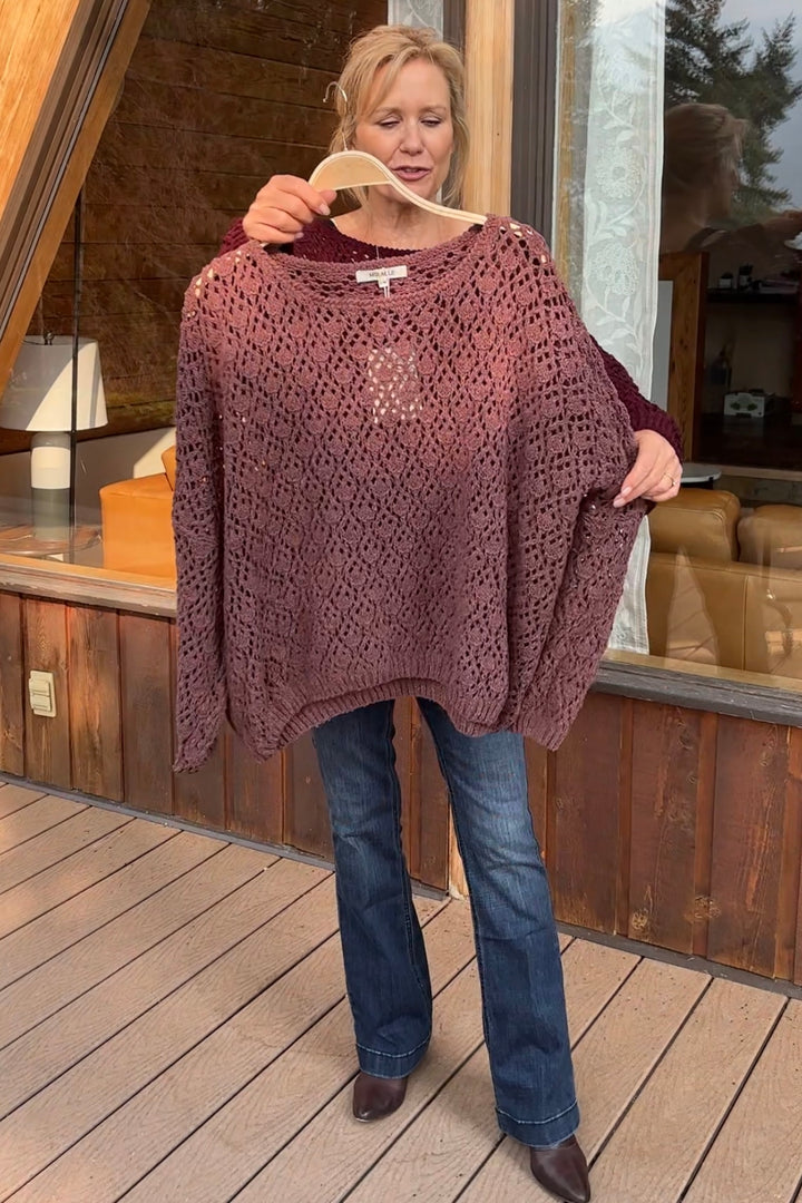My Cozy Tea Time Sweater (Chocolate)