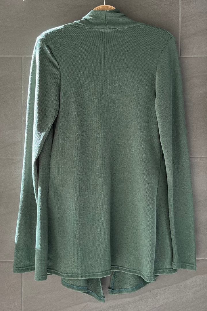 Jolie Light Knit Cardigan (Forest)