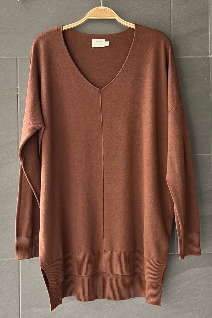 Comfy As Can Be Sweater (Nutmeg)
