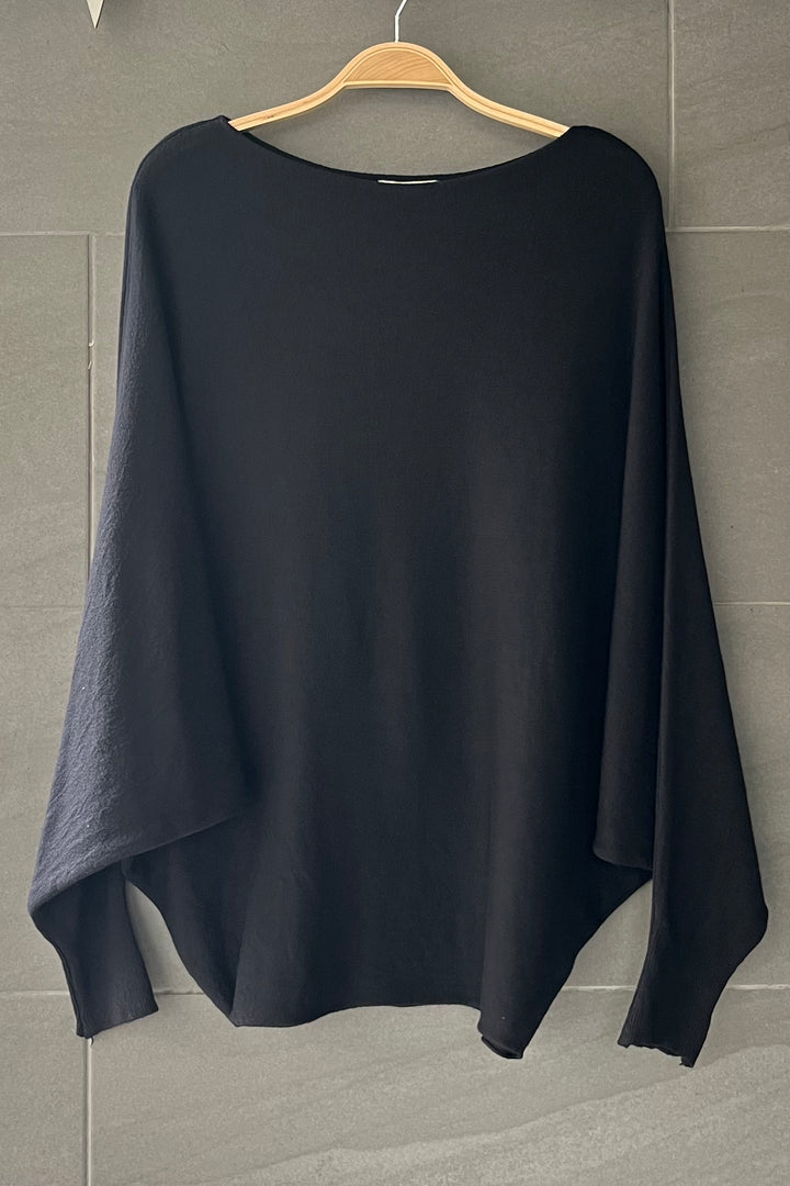 Meo Dolman Sweater (Black)
