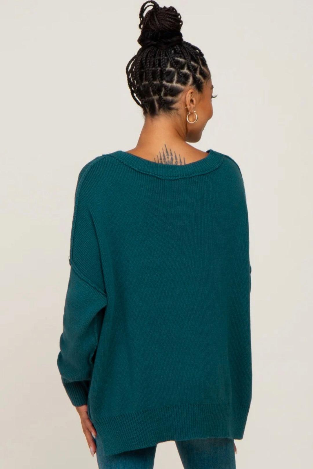 My Cozy At Home Sweater (Teal)