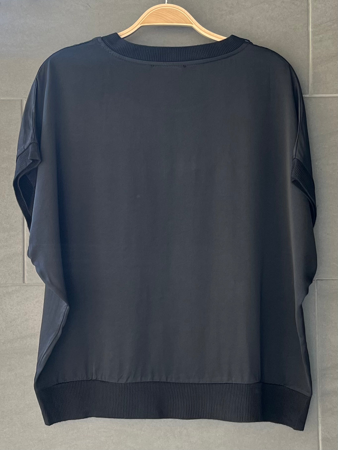 Meo Satin Margot Tee (Black)