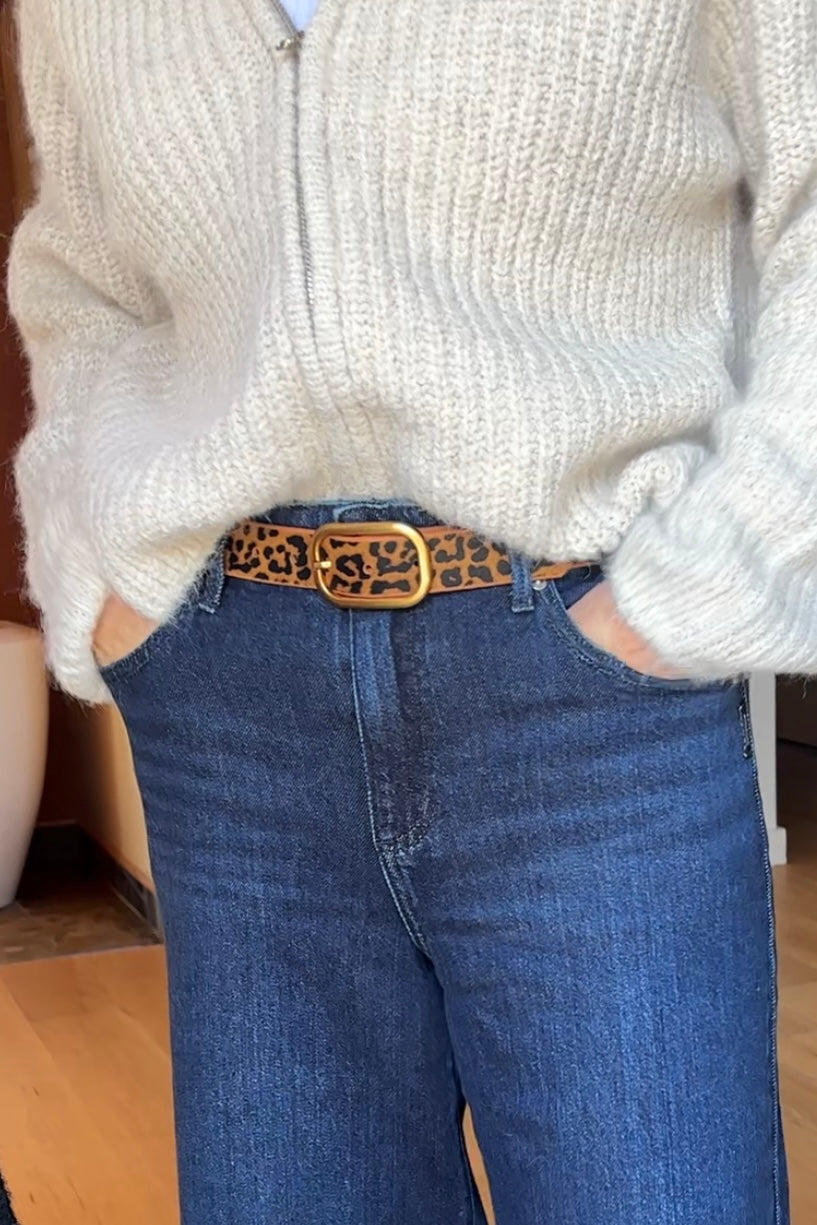 Most Wanted Animal Print Belt (Leopard)