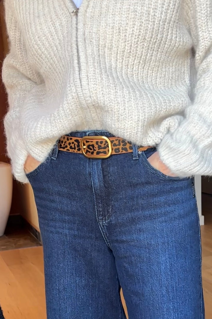 Most Wanted Animal Print Belt (Leopard)