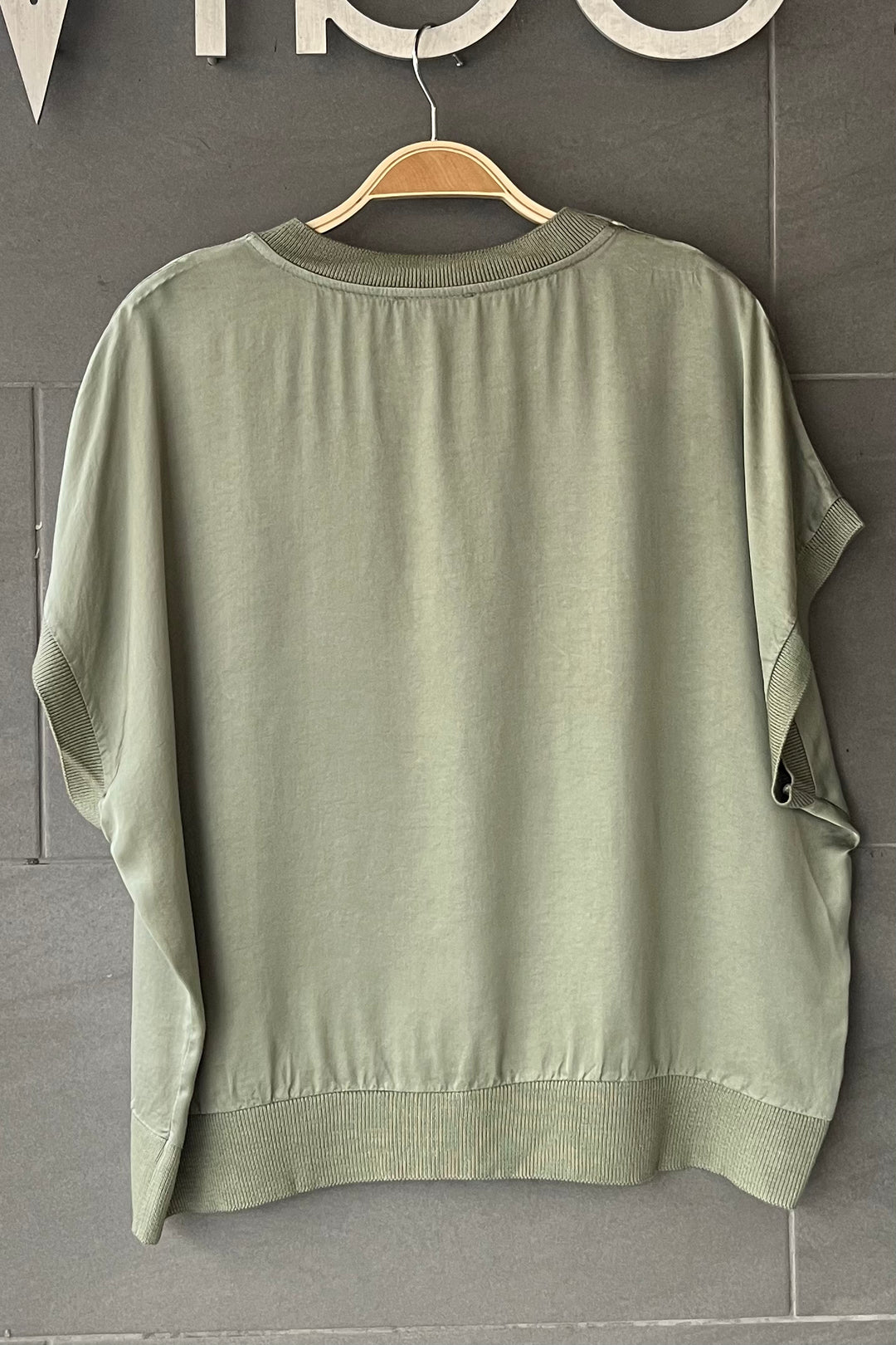 Meo Satin Margot Tee (Olive)