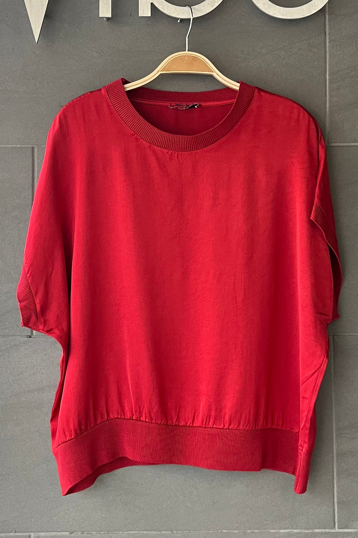 Meo Satin Margot Tee (Dark Red)