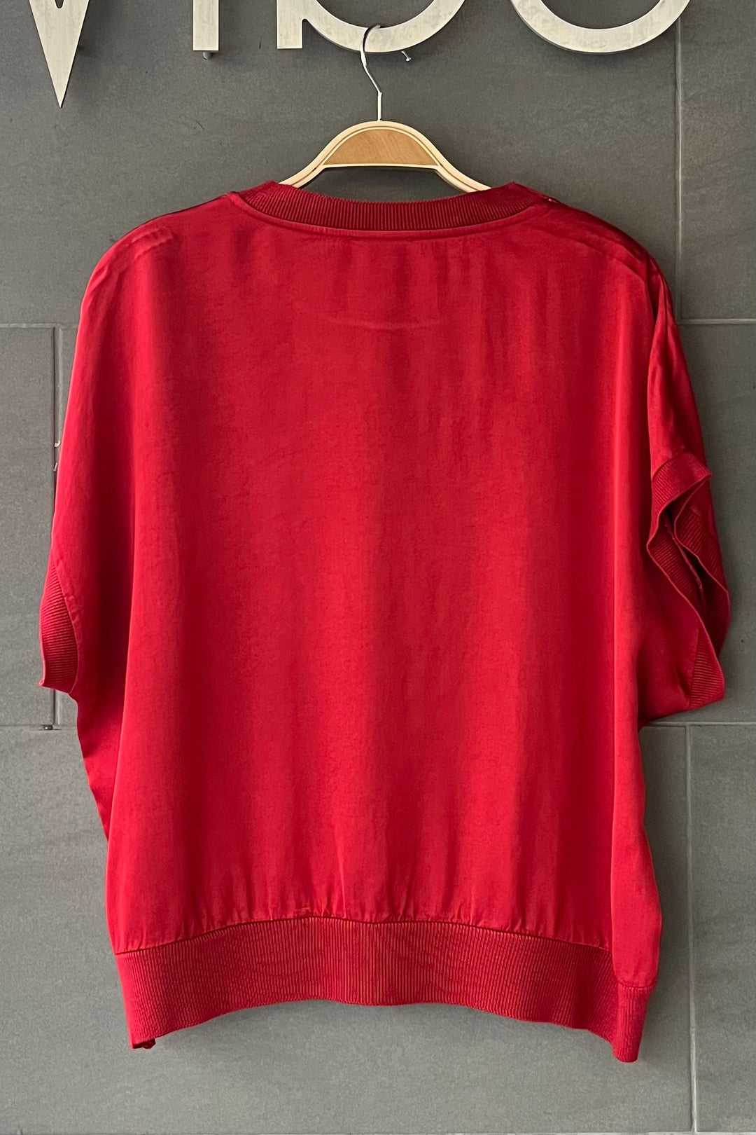Meo Satin Margot Tee (Dark Red)