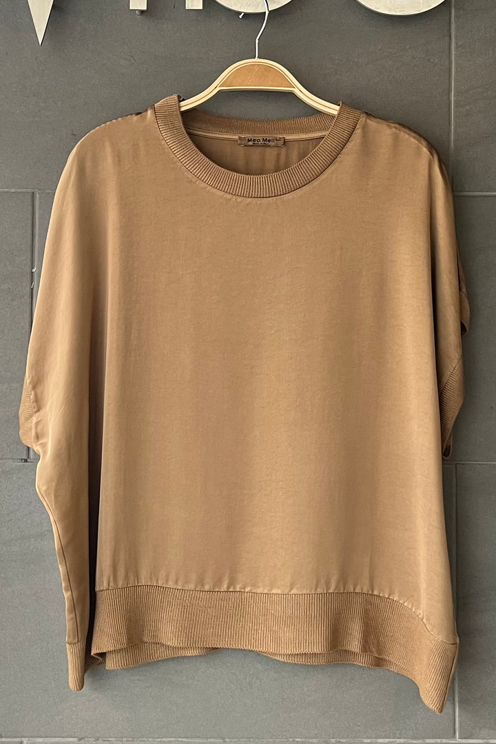 Meo Satin Margot Tee (Camel)