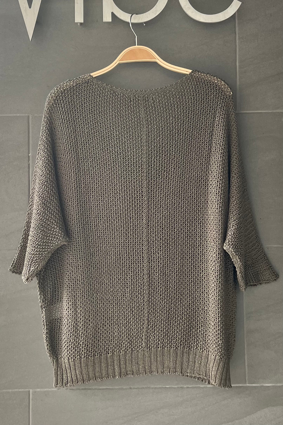 Meo Loose Knit Sweater (Olive)