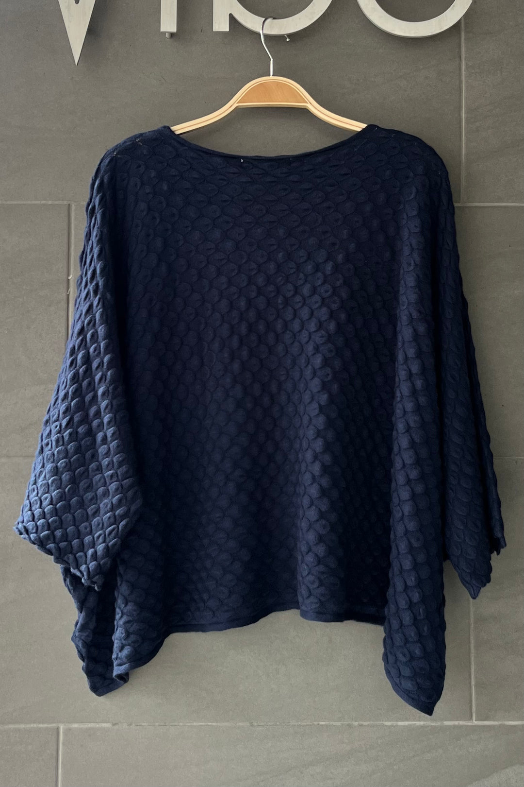 Meo Pebble Knit Sweater (Navy)