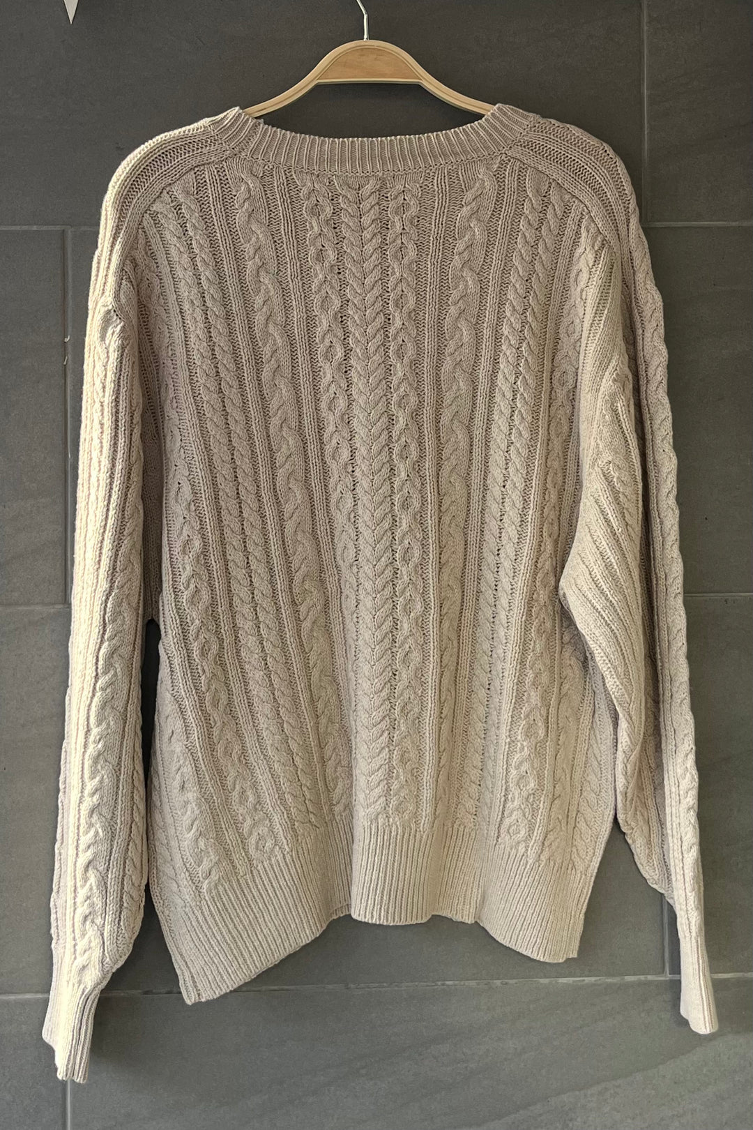 My Cozy Heritage Knit Sweater (Neutral)
