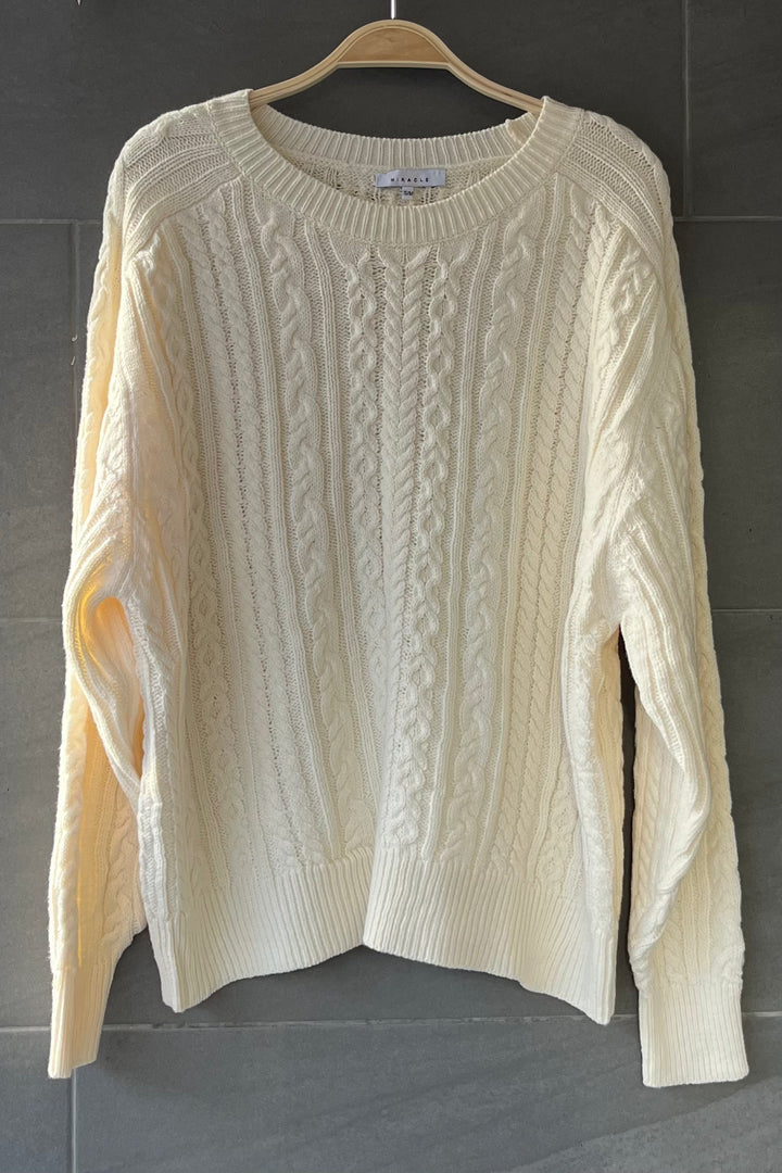 My Cozy Heritage Knit Sweater (Cream)