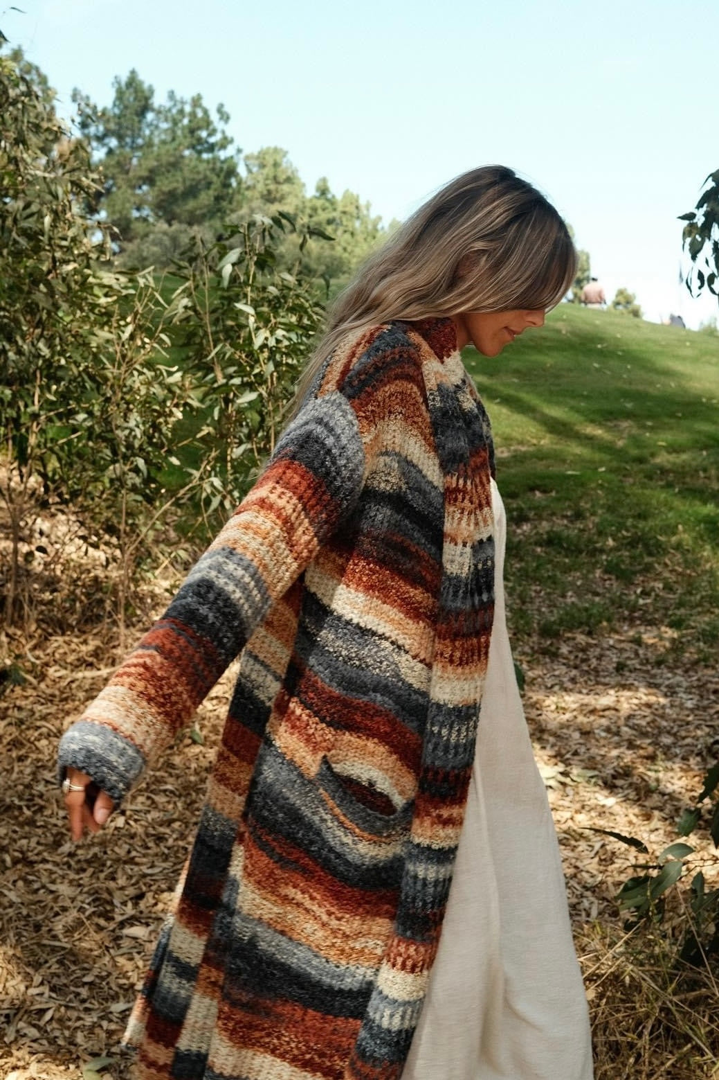 Lovestitch Ozzy Knit Cardigan (Rust Multi)