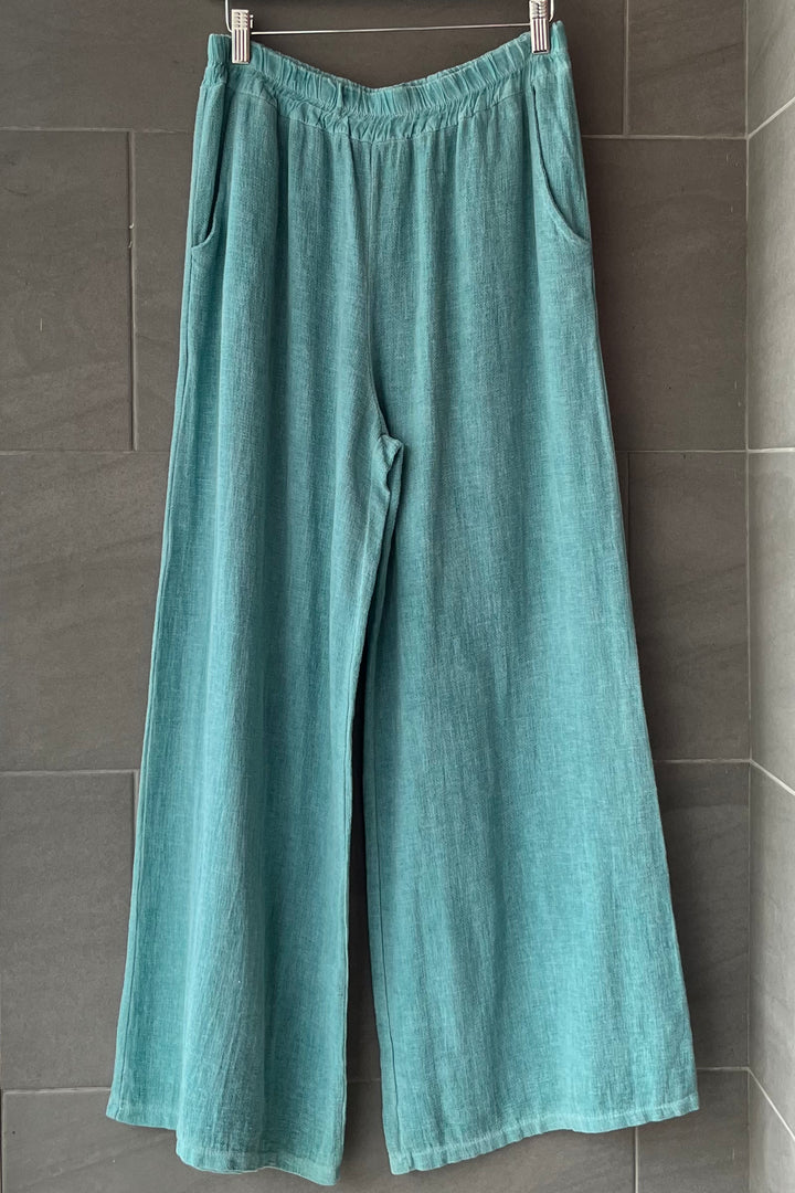 Meo Linen Sicily Pant (Teal)