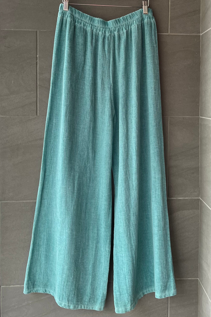 Meo Linen Sicily Pant (Teal)