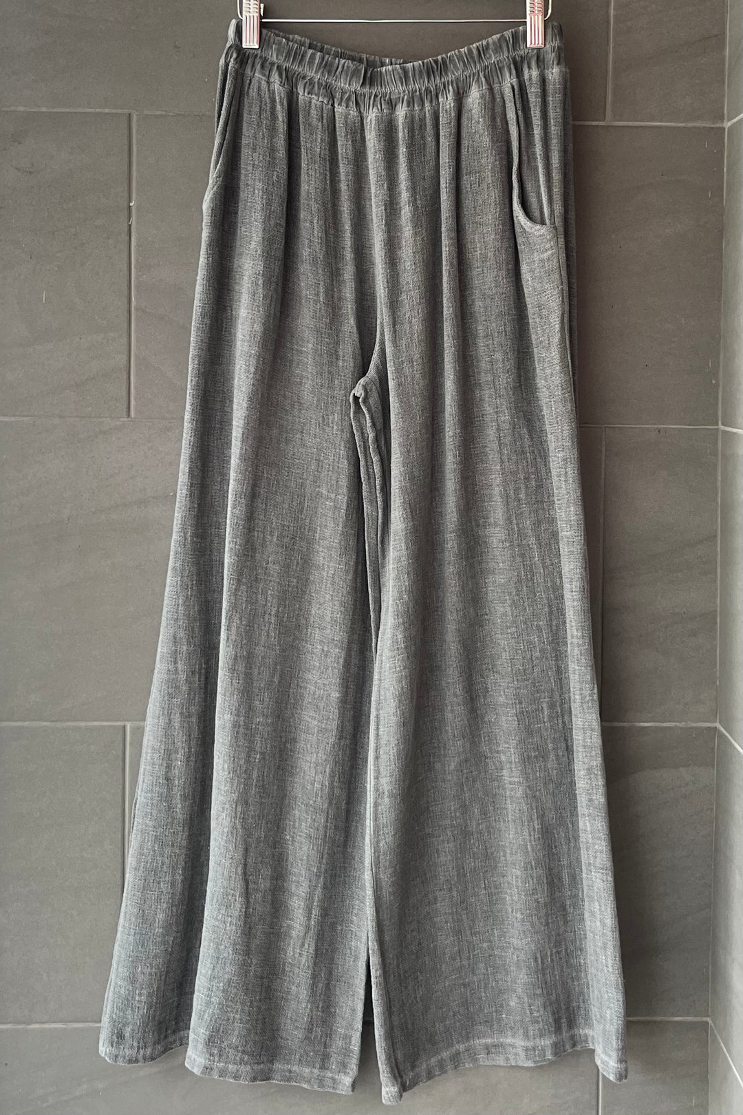 Meo Linen Sicily Pant (Charcoal)