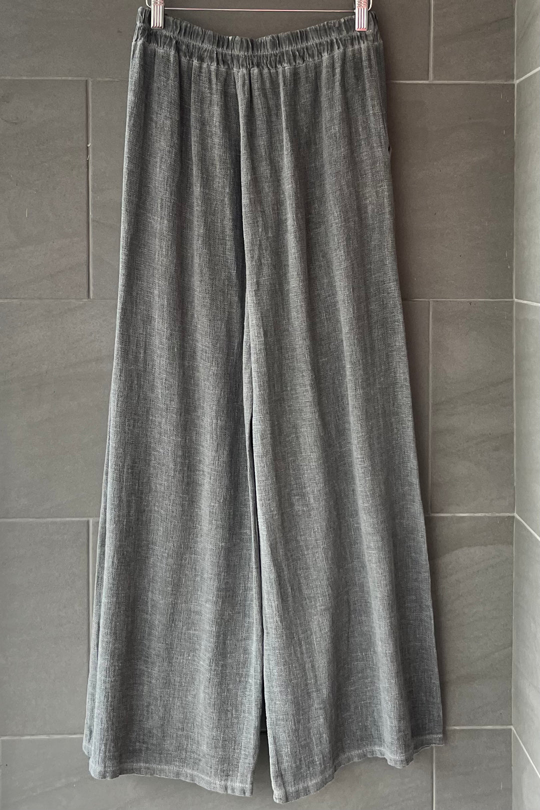 Meo Linen Sicily Pant (Charcoal)