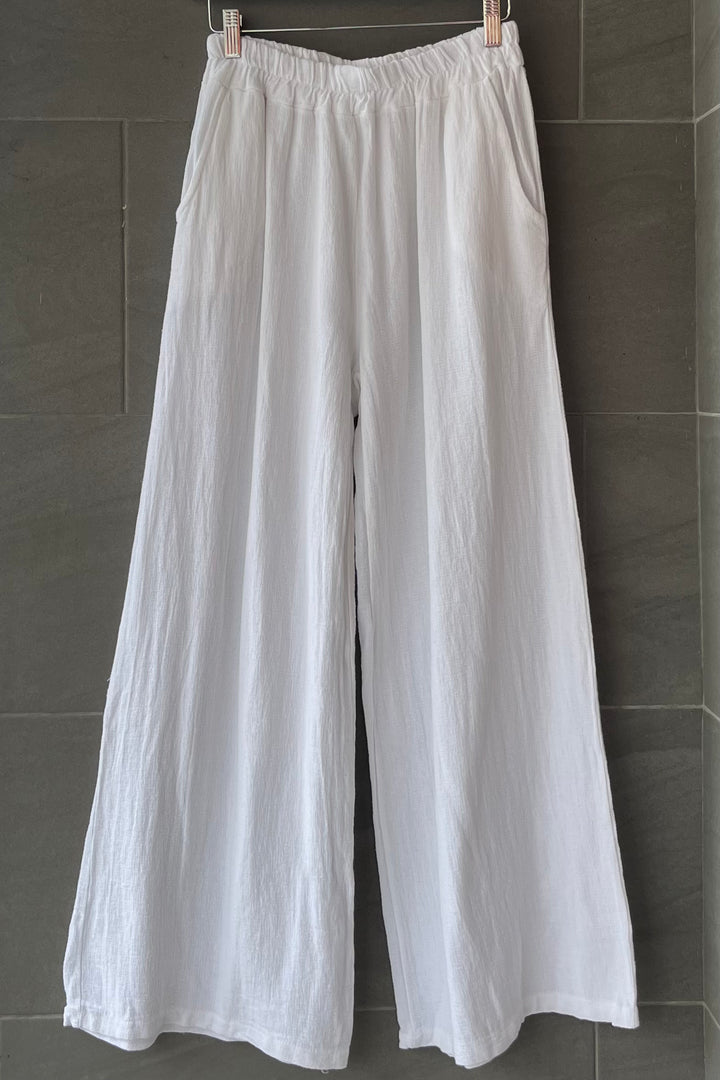 Meo Linen Sicily Pant (White)