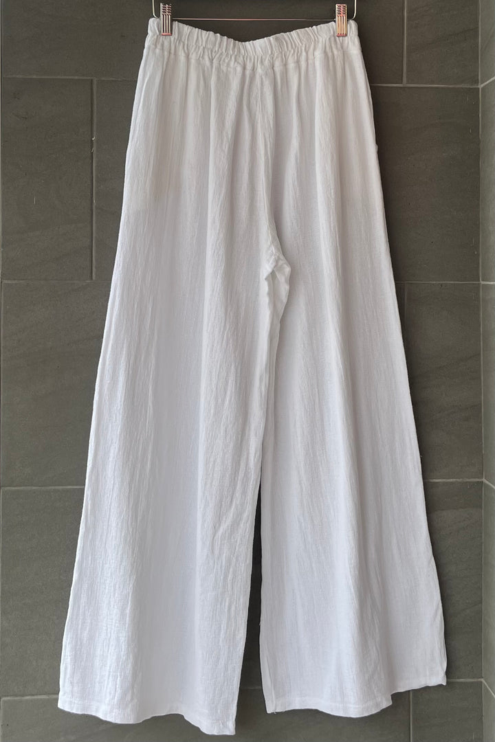 Meo Linen Sicily Pant (White)