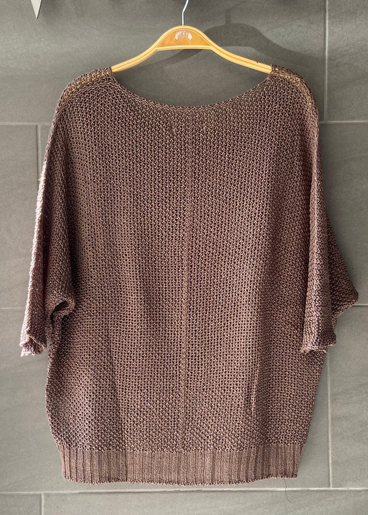 Meo Loose Knit Sweater (Cocoa)