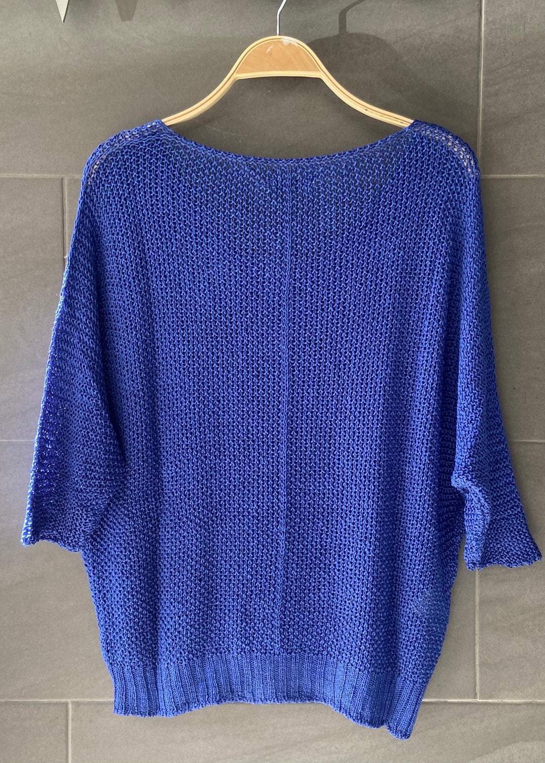 Meo Loose Knit Sweater (Royal)