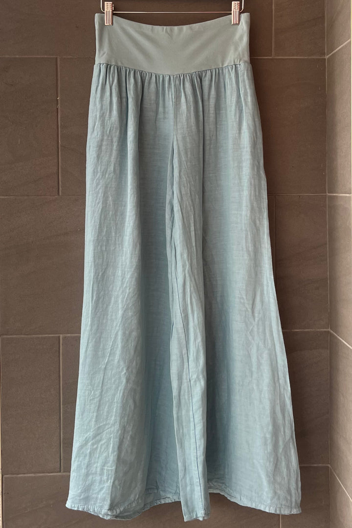 Meo Linen Sorrento Pant (Air Blue)
