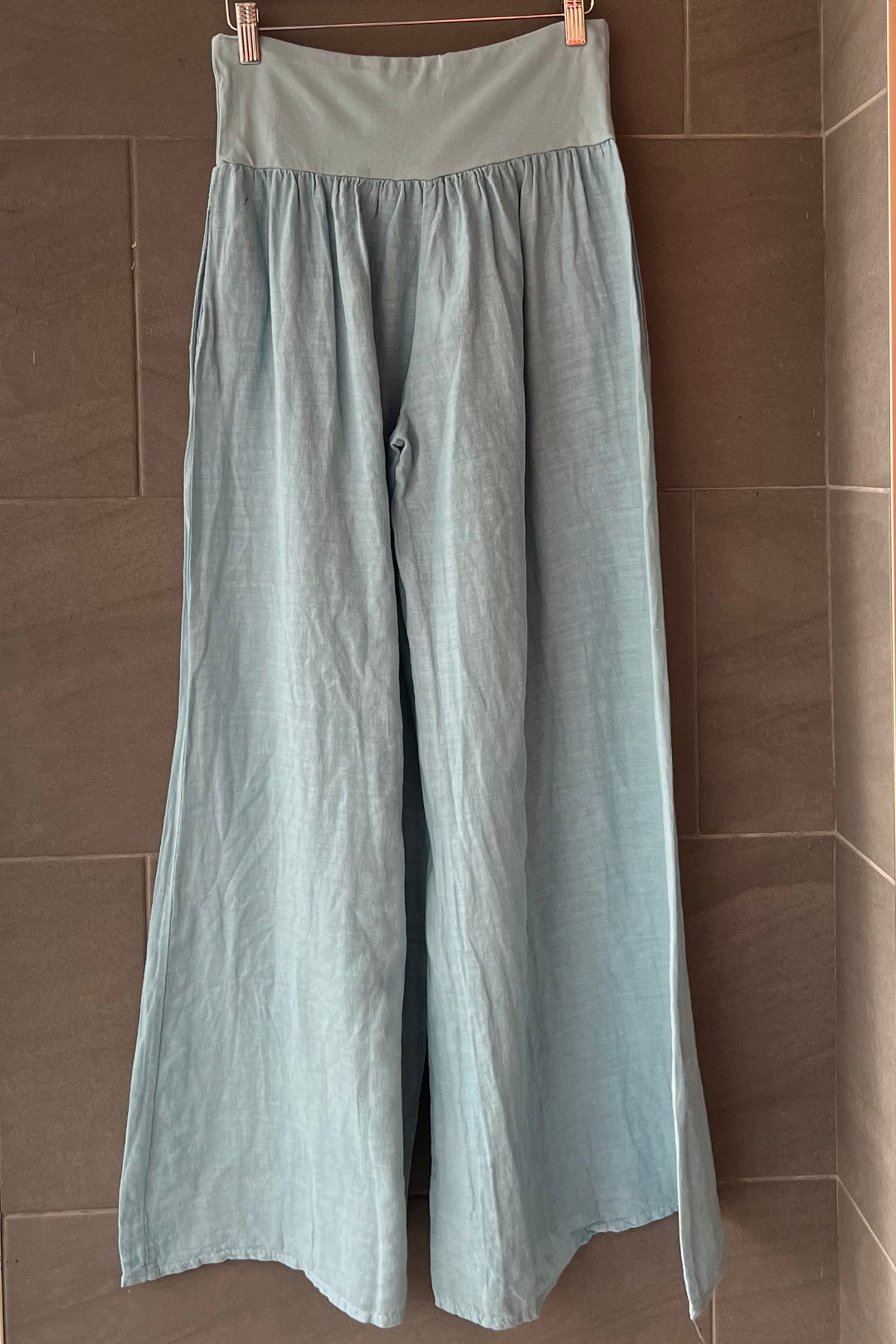 Meo Linen Sorrento Pant (Air Blue)