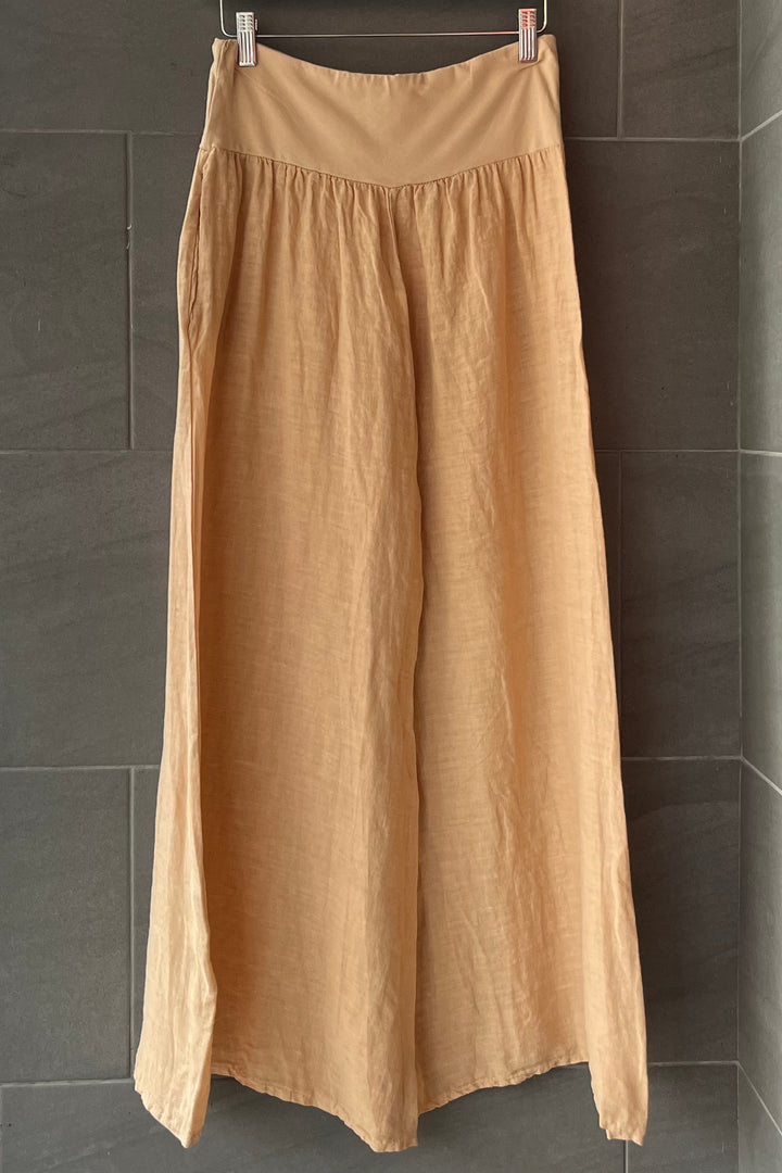 Meo Linen Sorrento Pant (Light Tan)