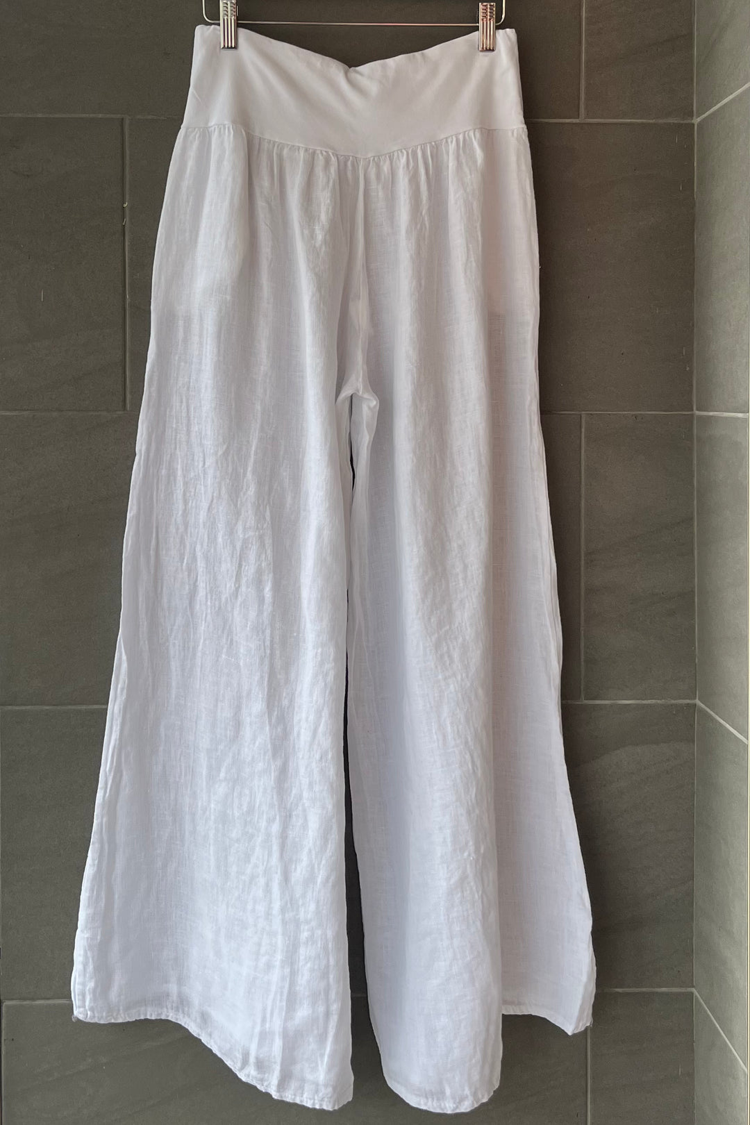 Meo Linen Sorrento Pant (White)