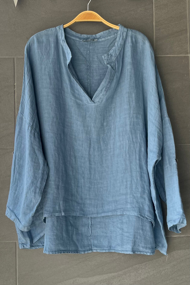 Meo Linen Palermo Shirt (Denim)