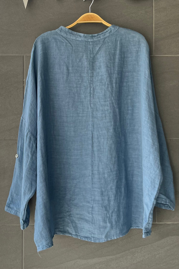 Meo Linen Palermo Shirt (Denim)