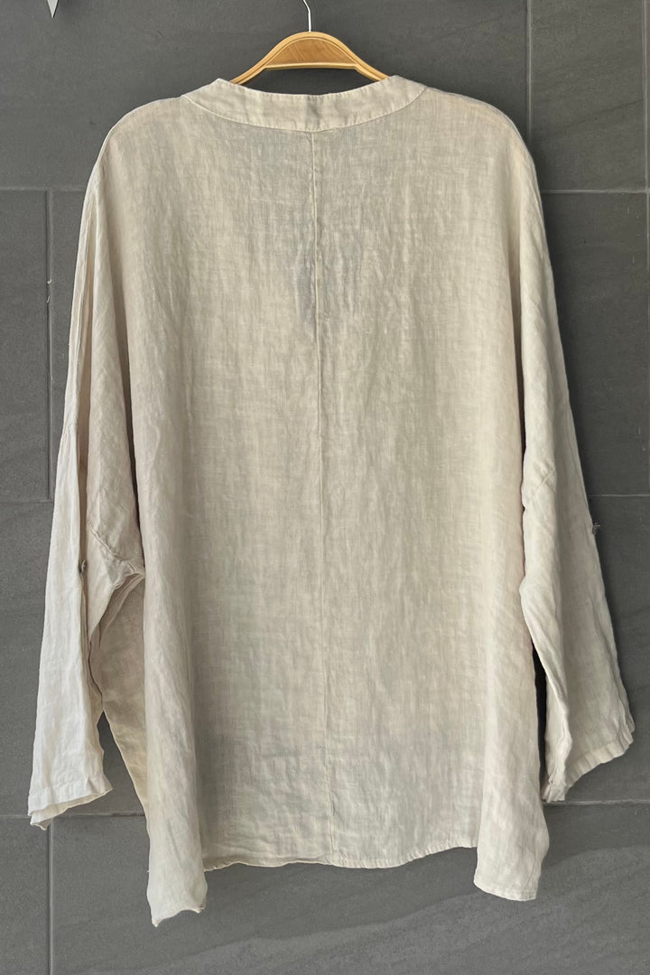 Meo Linen Palermo Shirt (Beige)