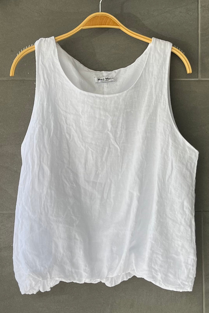 Meo Linen Amalfi Tank (White)