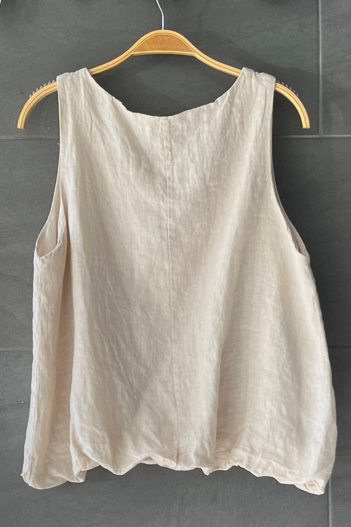 Meo Linen Amalfi Tank (Beige)