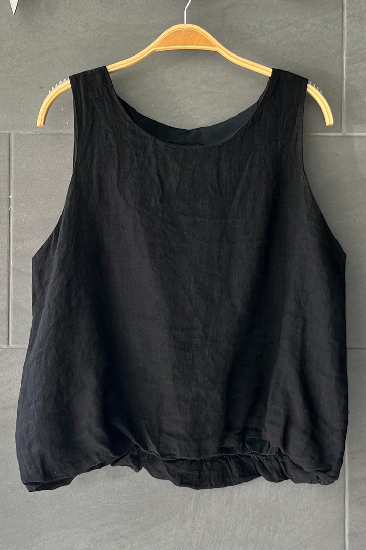 Meo Linen Amalfi Tank (Black)