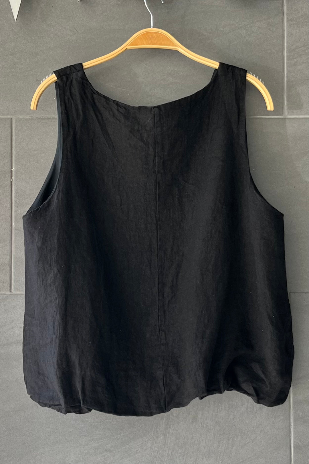 Meo Linen Amalfi Tank (Black)