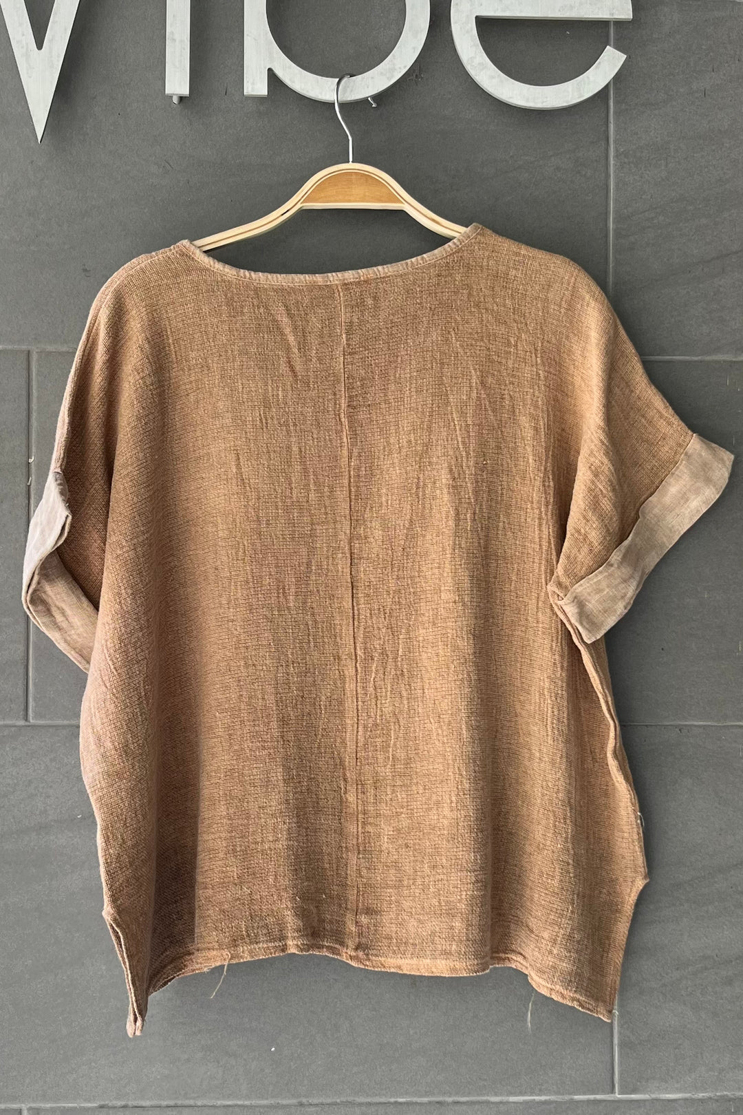 Meo Linen Tuscany Tee (Brown)
