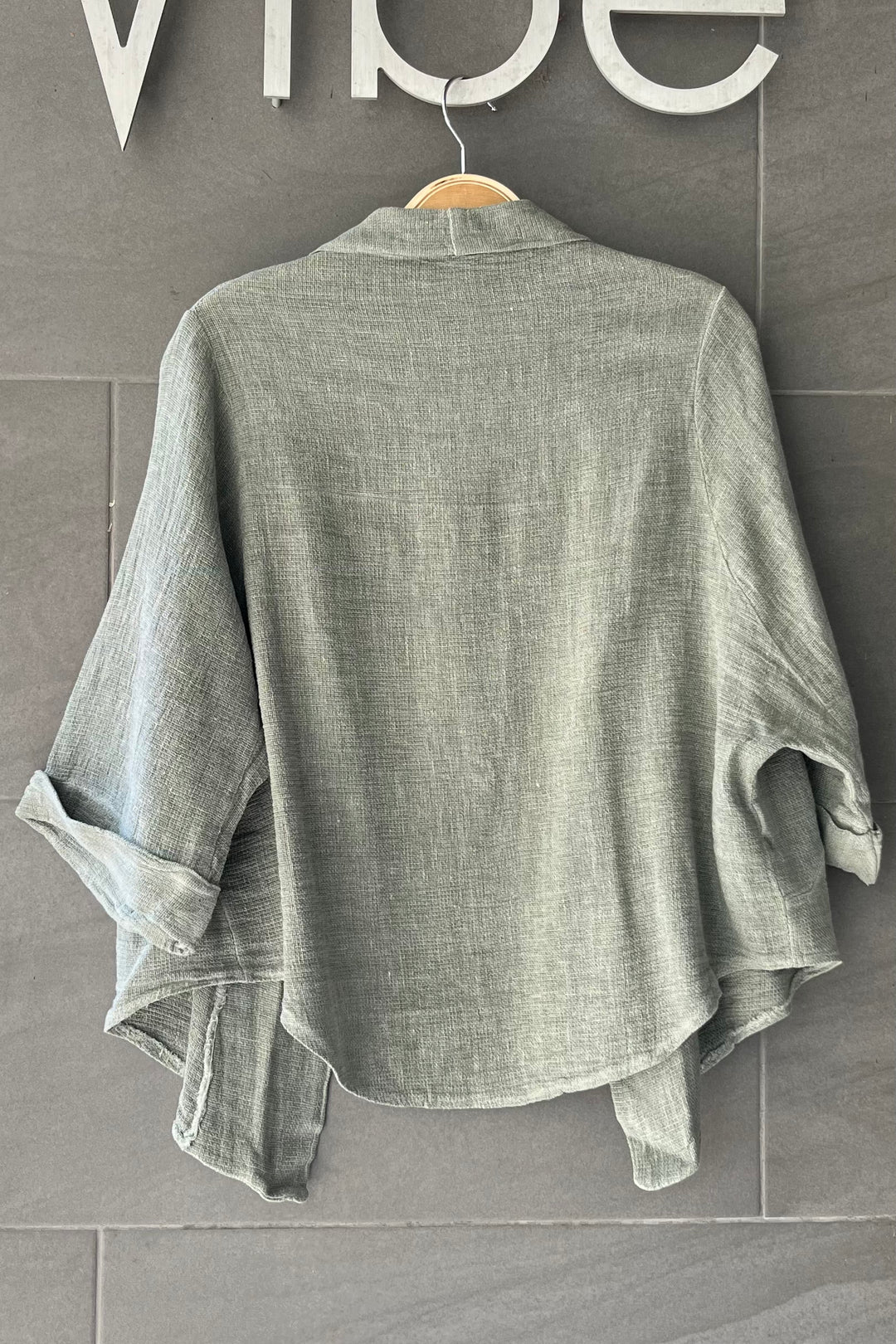 Meo Linen Savona Cardigan (Olive)