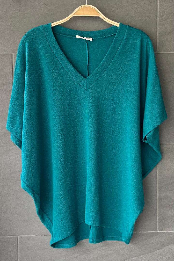 Jolie Slouchy Dolman Tee (Spruce)