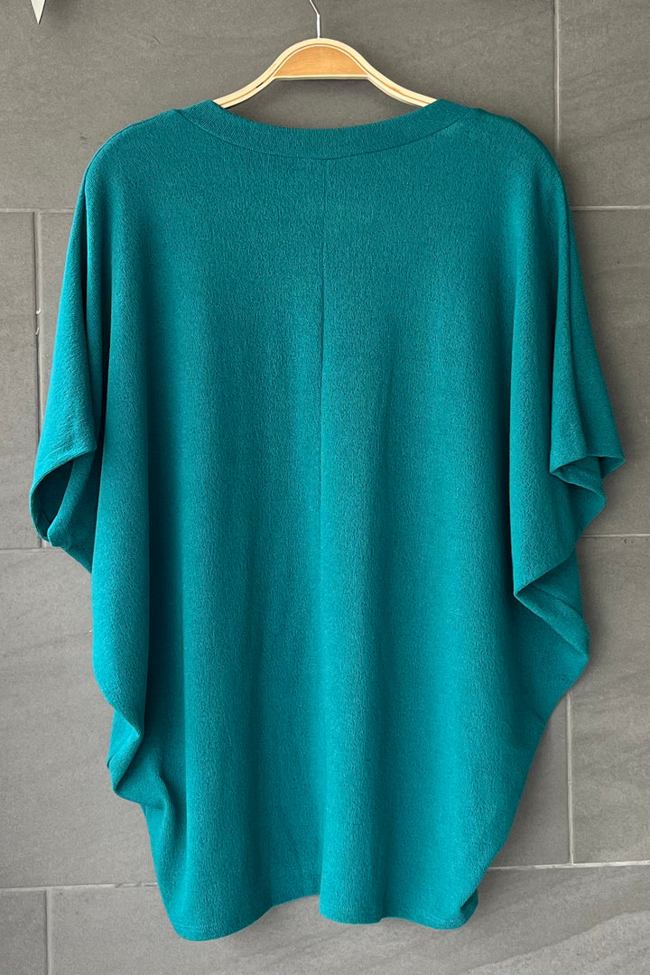 Jolie Slouchy Dolman Tee (Spruce)