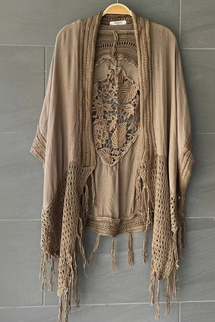 My Cozy Crochet Cardigan (Mocha)