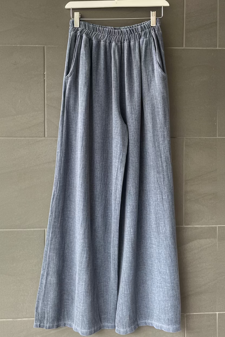 Meo Linen Sicily Pant (Dark Denim)