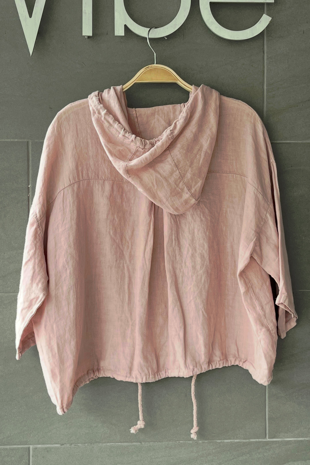 Meo Linen Bomber Jacket (Pink)