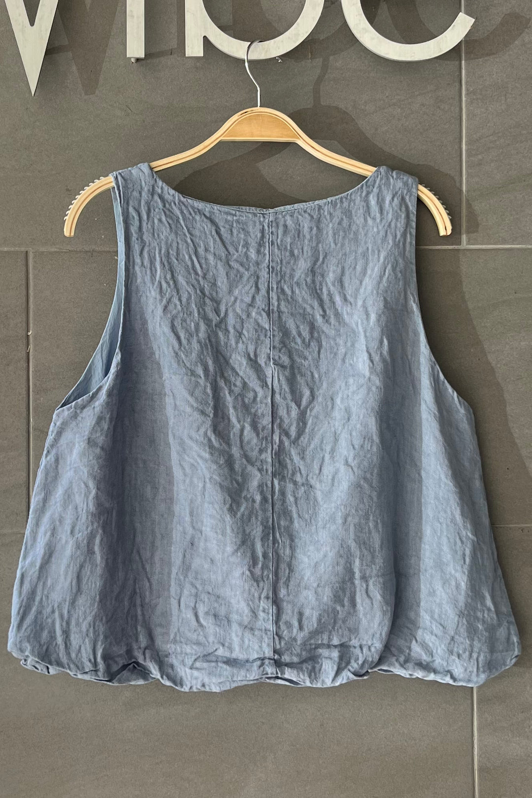 Meo Linen Amalfi Tank (Dark Denim)