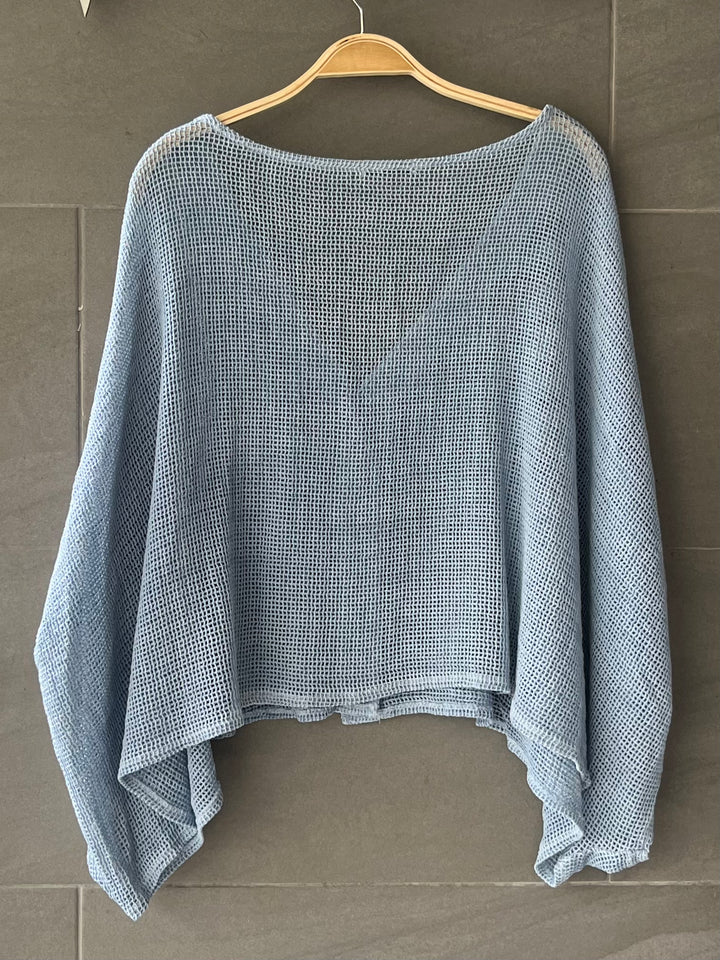 Meo Linen Riviera Top (Denim)