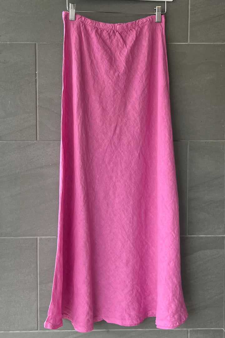 Meo Linen Maxi Skirt (Mauve)